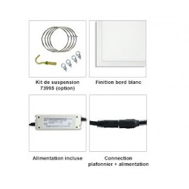 DALLE LED 595x595 36W Prismatique