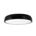 Plafonnier Cercle LED Blanc Noir Diam. 43cm