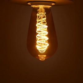 Edison LED Ambre Spirale 4W E27