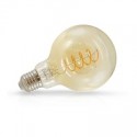 Globe 95 LED Ambre Spirale 4W E27