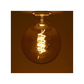 Globe 95 LED Ambre Spirale 4W E27