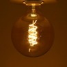 Globe 95 LED Ambre Spirale 4W E27
