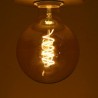 Globe 125 LED Ambre Spirale 4W E27