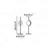 Lampe LEVITA Or