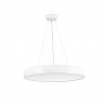 Suspension Cercle LED Blanc Noir Diam. 43cm