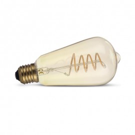 Edison LED Ambre Spirale 4W E27