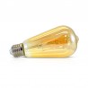 Edison filament LED Ambre 8W E27