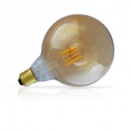 Globe 125 filament LED Ambre 4W E27