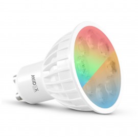 PAR16 LED 4W GU10 38° RGB+Blanc