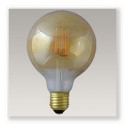 Globe 95 filament LED Ambre 8W E27