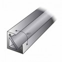 Profilé d'angle 45° aluminium anodisé ARAL124/2