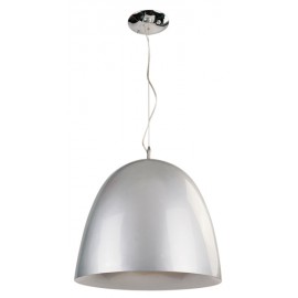 Suspension Bell Argent/blanc/noir Diam50cm