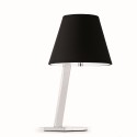 Lampe Mona Blanche Noire H. 44cm